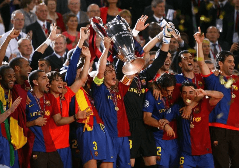 Đội hình Tiki-Taka huyền thoại giai đoạn 2008/09 của huấn luyện viên Pep Guardiola.