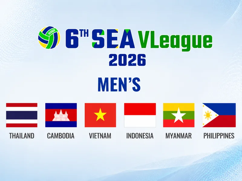 SEA V.Cup 2026 đánh dấu giai đoạn mới của bóng chuyền Đông Nam Á với sự góp mặt của sáu đội tuyển trong khu vực.