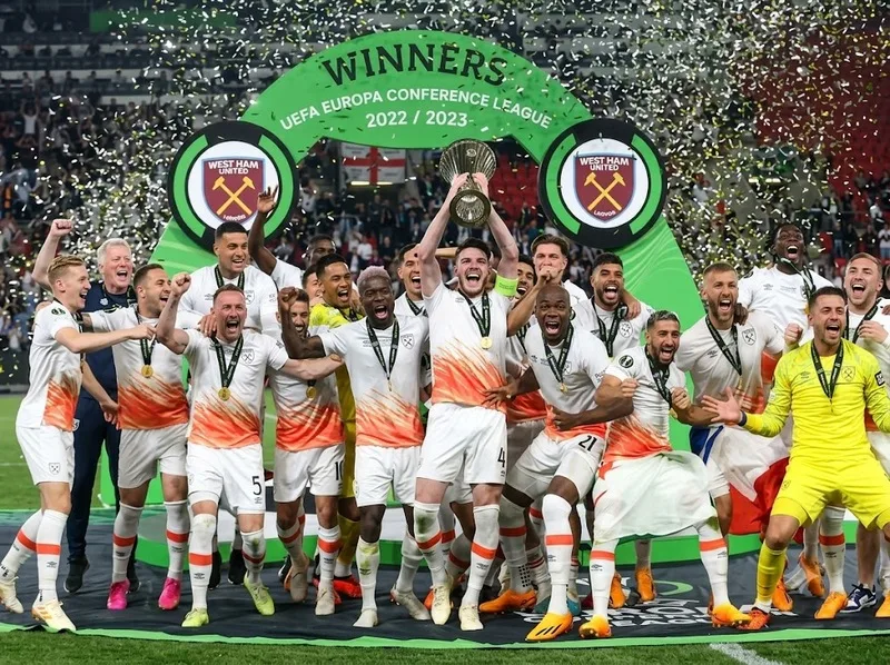 Chiến thắng tại Prague năm 2023 giúp West Ham chấm dứt quãng chờ đợi dài để lại nâng một danh hiệu châu Âu.