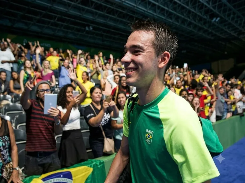 Calderano trở thành biểu tượng giúp bóng bàn Brazil nhận được nhiều sự quan tâm hơn trên thế giới.