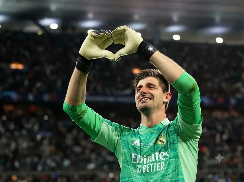 Courtois trải qua Genk, Atlético Madrid, Chelsea trước khi trở thành trụ cột Real Madrid.